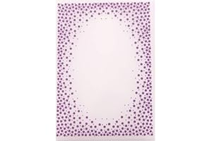 LZBRDY 4.1 by 5.7 Inches Rectangle Frame Circle Dots Plastic Embossing Folders for Scrapbooking Card Making Christmas Embossing Folders