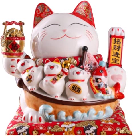 Amazon 招き猫 置物 おしゃれ 11インチ招き猫手を振る腕 操作風水招き猫 壊れにくい手動磁器猫 バッテリーとusb電源 カラーギフトボックス 置物 オブジェ オンライン通販 Amazon 招き猫 置物 おしゃれ 11インチ招き猫手を振る腕 操作風水招き猫 壊れにくい手動磁器猫 バッテリーとusb電源 カラーギフトボックス 置物 オブジェ オンライン通販