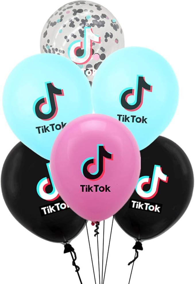 DXJJ TIK Tok Birthday Balloons TIK Tok Hot