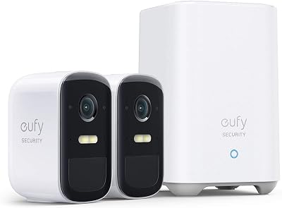 eufy Security eufyCam 2C Pro 2-Cam Kit Outdoor Wireless 2K Battery IP67