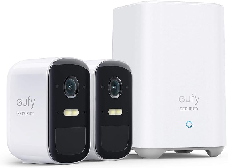 eufy Security eufyCam 2C Pro 2-Cam Kit Outdoor Wireless 2K Battery IP67