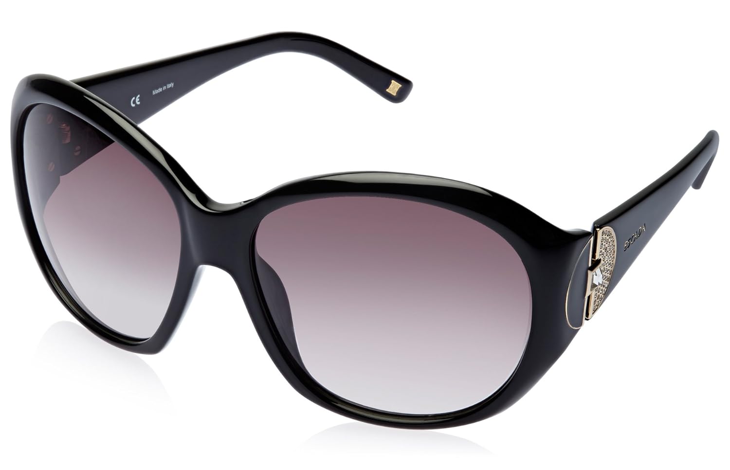 Buy Escada Oversized Sunglasses (Black) (SES 184S70060) at Amazon.in