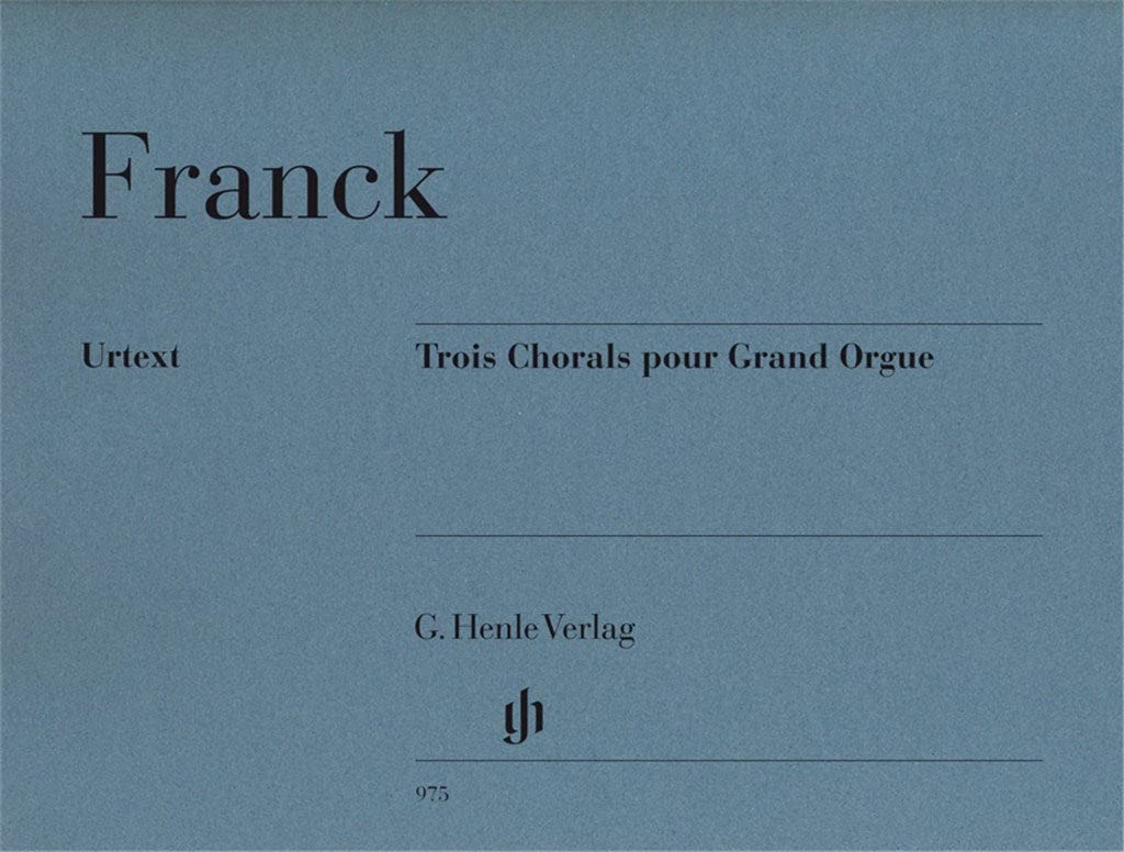 Trois chorals pour grand orgue --- orgue