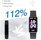 Meoonley Fitness Tracker IP68 Waterproof Pedometer Heart Rate Sleep Monitor view 8