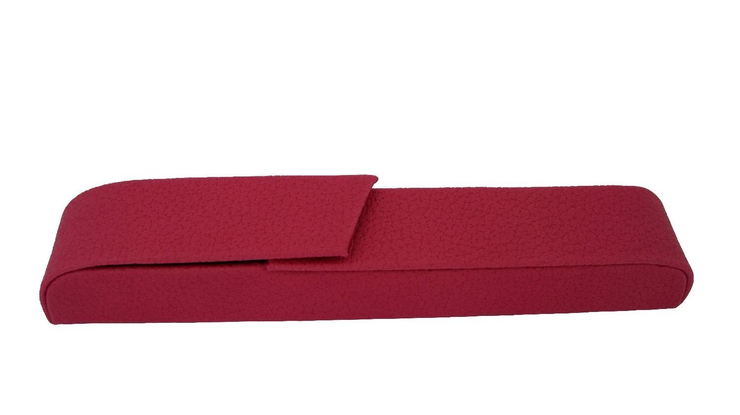 Alassio Rivoli 2657 Writing Instrument Case Imitation Leather Pink Approx. 15.5 × 2.5 × 2 cm