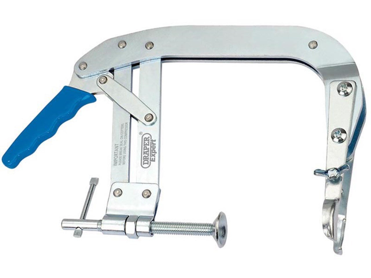 Draper Expert 02342 Valve Spring Compressor 85mm - max 150mm Capacity , Blue