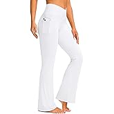 G Gradual Women's Flare Leggings Crossover Yoga Pants 29"/30.5"/32" High Waist Bell Bottom Pants for Women with Pockets