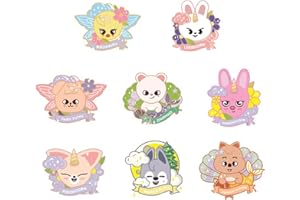G-AHORA 8pcs Kpop Stray Pins Set Lapel Pins Accessory for Backpacks Badges Hats Bags Gift for Kpop Fans