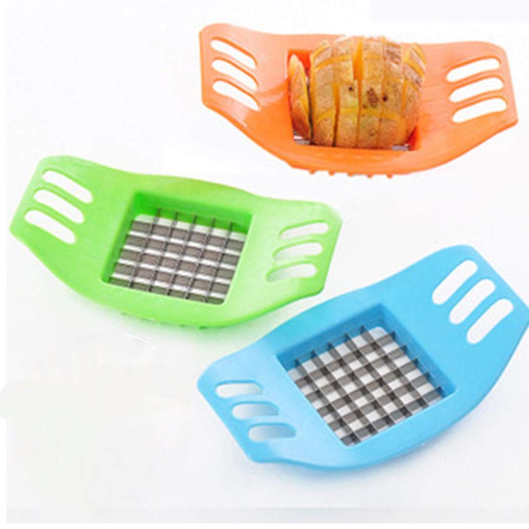Siaodm New Potato Cutter Portable Grid Slicer Hand-Cut Potato DIY Fries Kitchen Tool Fruit & Vegetable Tools