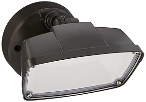 Halo FSL203TB FSL Single Head Bronze Outdoor Integrated Selectable Color Temperature, Switch Controlled LED Flood Light