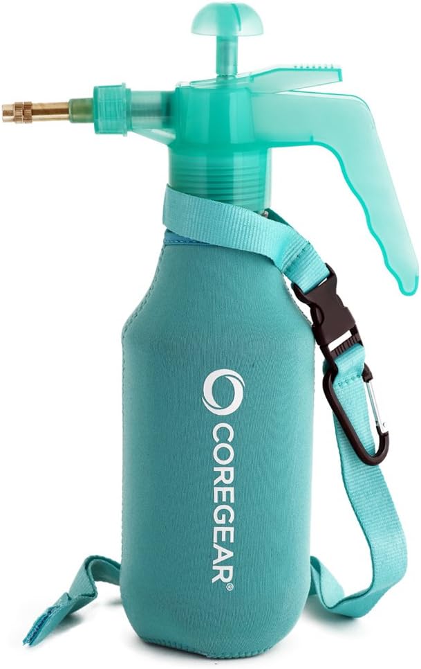 COREGEAR (Ultra Cool JR XL USA Misters 1 Liter Mister & Sprayer Personal Water Pump with Full Neoprene Jacket