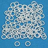 100 Sterling Silver Open Jump Rings Jewelry 24 Ga 3mm