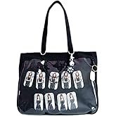 AlwaySky Ita Tote Bag Clear Window for Pins Shoulder Bag Handbag Bag DIY, Cosplay Stachel Tote