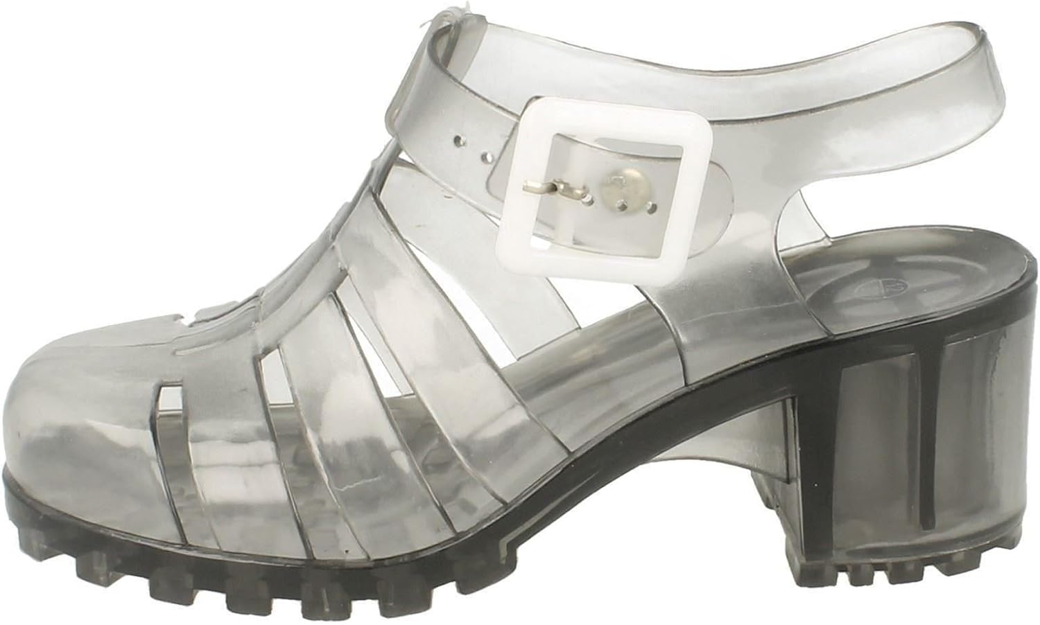girls heeled jelly shoes