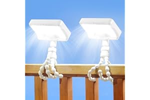 Thumok Motion Sensor Outdoor Lights with Flexible Octopus Tripod - 600LM Solar Sercurity Lights Waterproof, Dual Charging Solar Ourdoor Light for Camping,Fence, Patio (2Pack White)