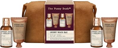 Baylis & Harding Fuzzy Duck Bergamot Hemp Sandalwood Mens Wash Bag Gift Set