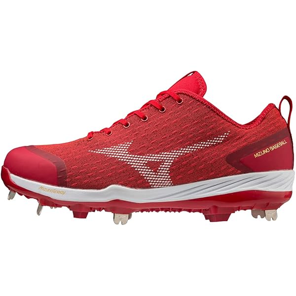 Mizuno Men\'s 9-Spike Advanced Classic 7 Baseball Cleat - Red/White - US 12.5 Mizuno Men main image 4