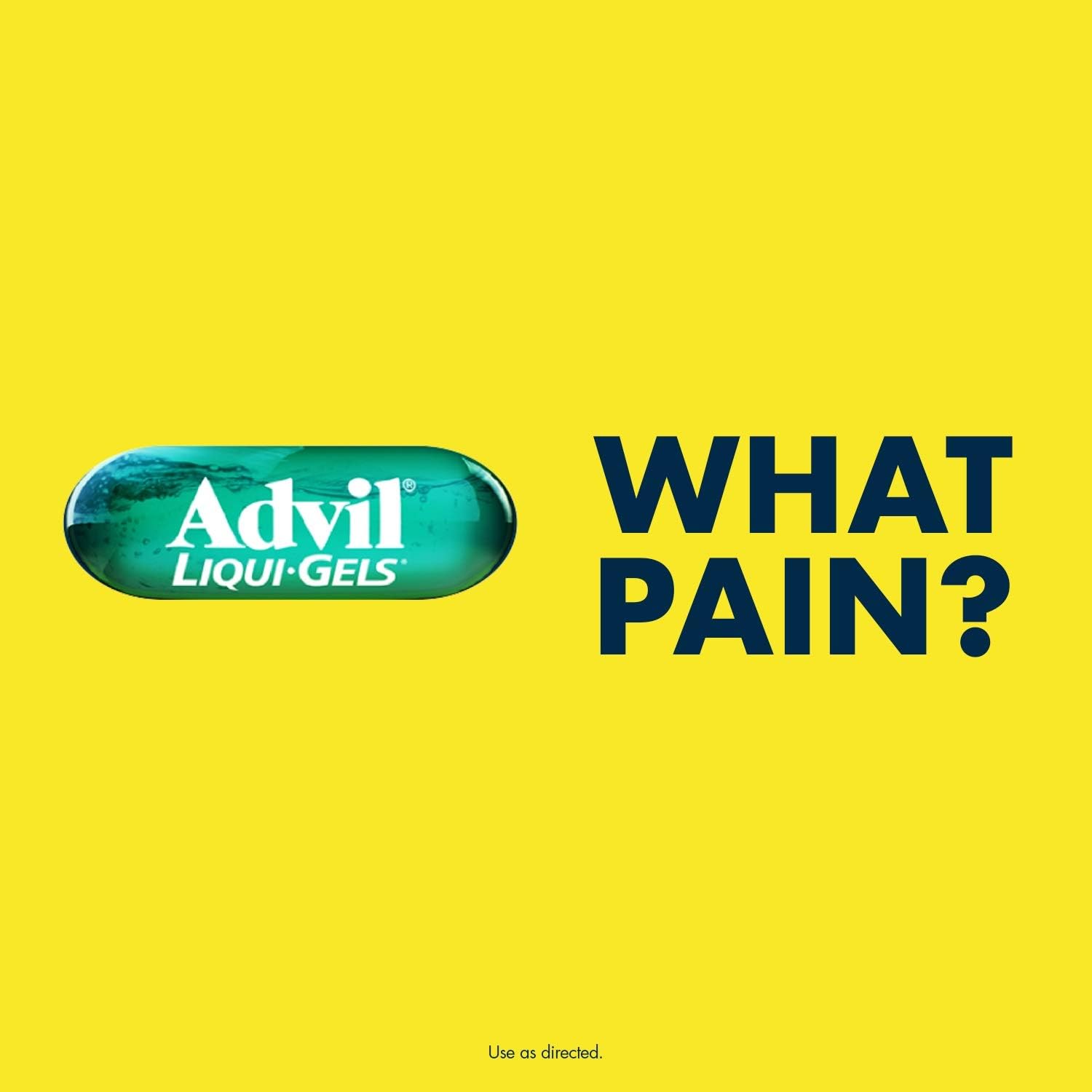 Advil Liqui-Gels Pain Reliever and Fever Reducer, Solubilized Ibuprofen 200mg, 100 Count (50 Packets of 2 Capsules), On the Go Fast Pain Relief: Health & Personal Care