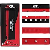 S&F STEAD & FAST 6" Soft Jaws for Bench Vise, 2-Pair Vise Jaw Pads, Strongly Magnetic Vice Pads for Clamping Woodworking Meta
