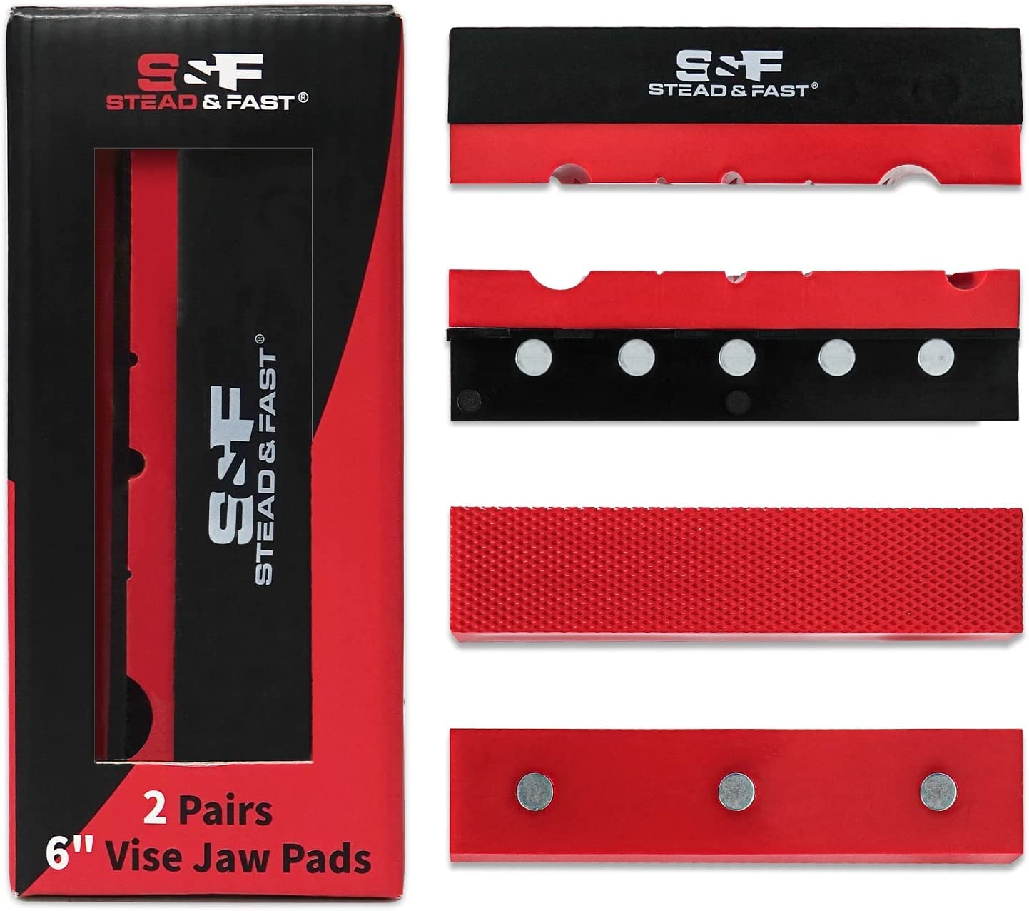 S&F STEAD & FAST 6" Soft Jaws for Bench