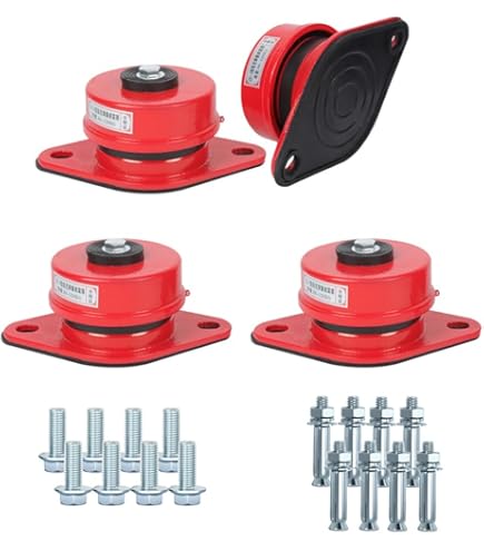Floor Mount Vibration Isolator, 100% Neoprene, Capacity Range: 15 to 45  lb.: Amazon.com: Industrial & Scientific
