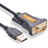 UGREEN USB 2.0 to RS232 DB9 Serial Cable Male A Converter Adapter with PL2303 Chipset for Windows 10, 8.1, 8, 7, Vista, XP, 2000, Linux and Mac OS X 10.6 and Above (3ft)