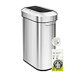 EKO Urban 16 Gallon/60 Liter Open Top Stainless