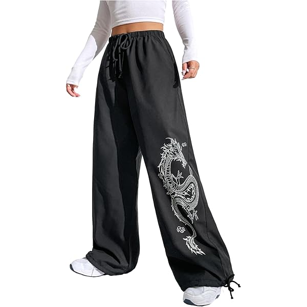 BXCNCKD Harajuku Pants Women Fashion High Waist Straight BXCNCKD Harajuku Pants Women Fashion High Waist Straight