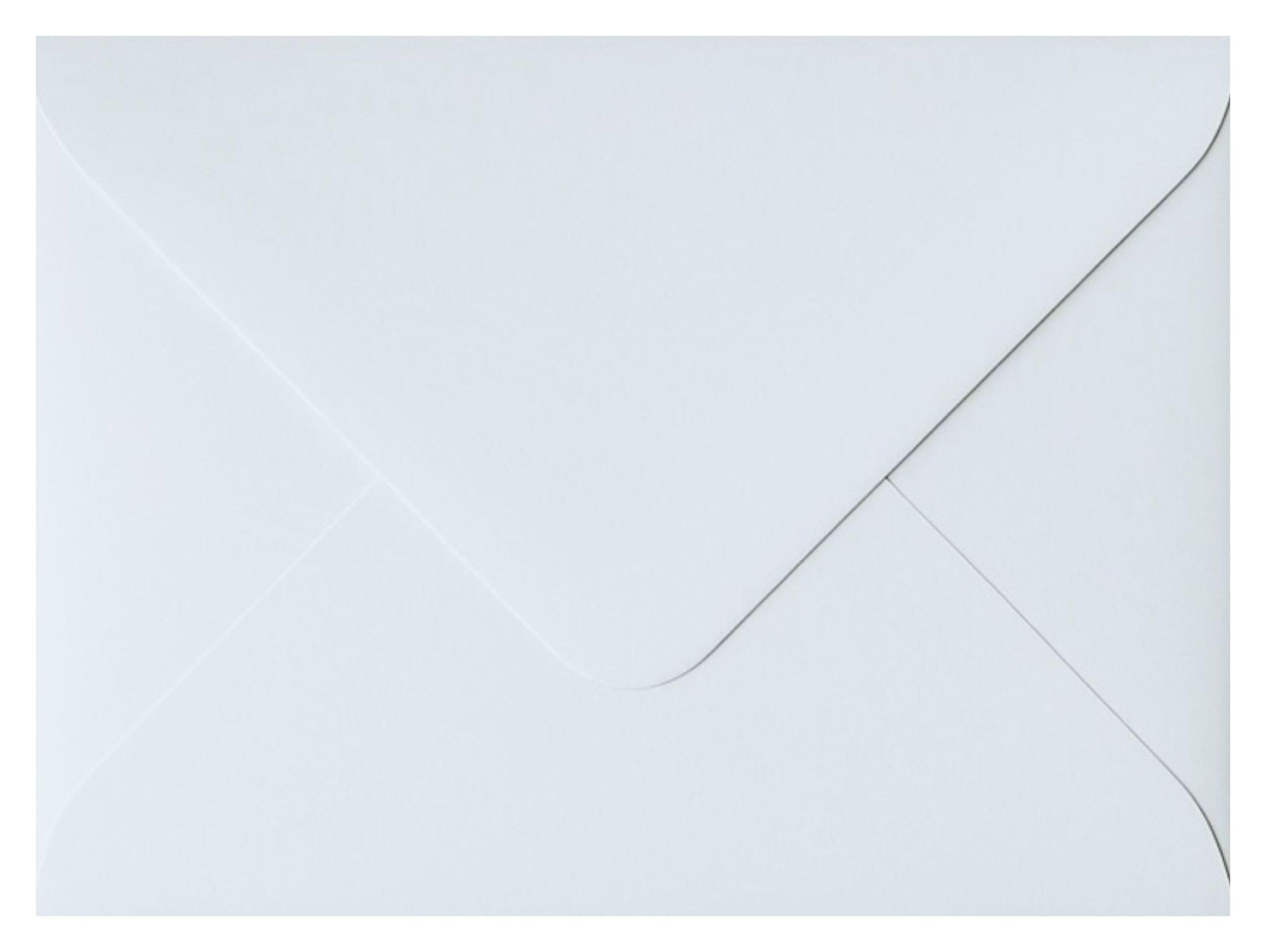 50 Pack 125mm x 175mm White Envelopes - Gummed 100gsm