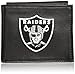 Rico Industries NFL Embroidered Leather Billfold Wallet, Oakland Raiders, 3.25 x 4.25-inches