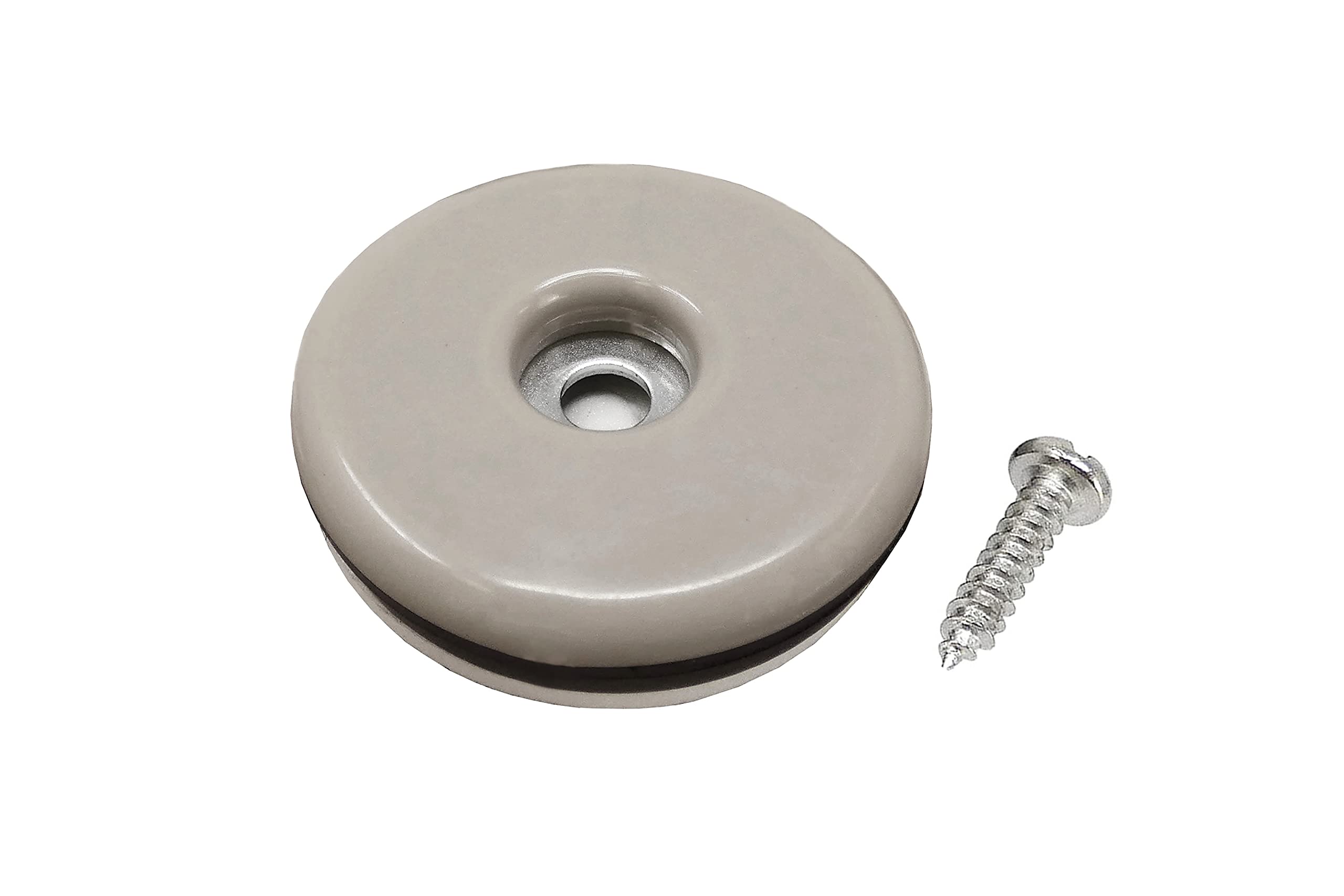 Shepherd Hardware 9455 1-1/2-Inch Round, Adhesive Slide Glide Furniture Sliders, 4-Pack