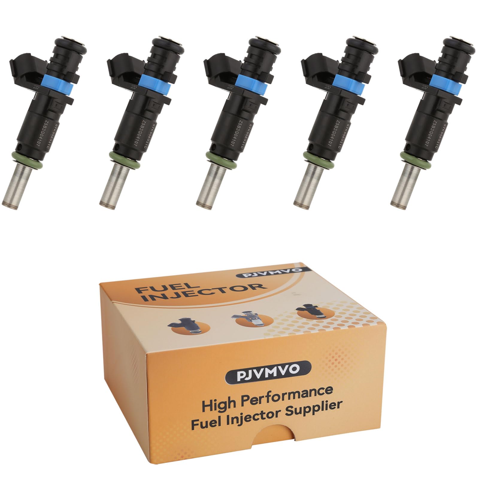 Photo 1 of 07K906031C OE Performance 2.5L Fuel Injectors,Compatible with/VW 2.5 Jetta Golf Passat Beetle Rabbit 2007 2008 2009 2010 2011 2012 2013 2014,|8 Holes| |Set of 5|