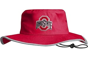 FOCO Men's NCAA College Team Logo Sport Outdoor Sun Bucket Boonie Hat