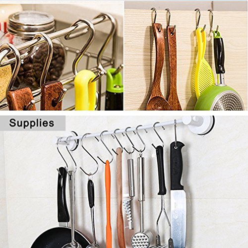 YourGift 30 Pack Heavy Duty S Hooks Black S Shaped Hooks Hanging