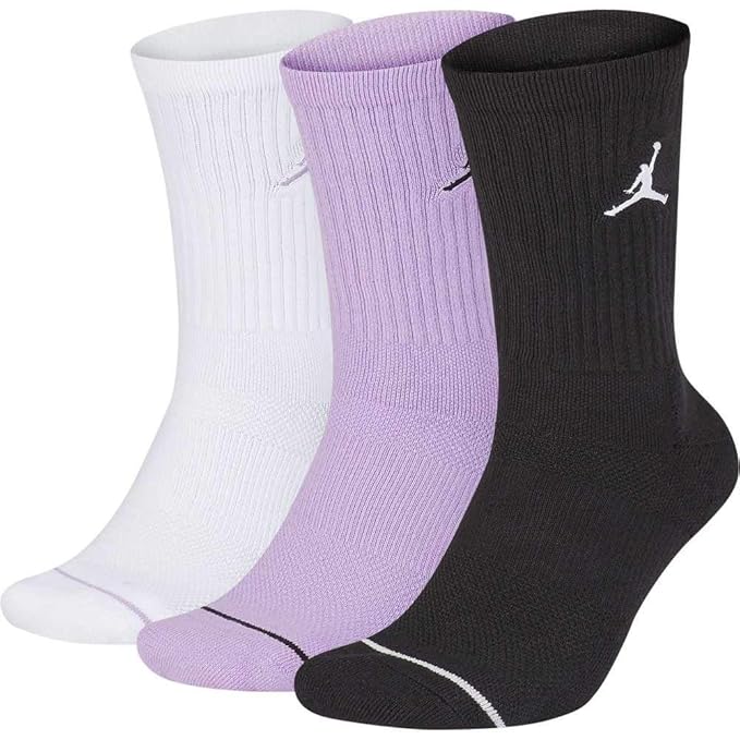 Nike Jordan Jumpman Crew Socks (3 Pack) Calcetines, Unisex Adulto ...