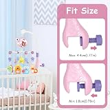 Aolso Baby Crib Mobile Music Lights Projector Remote Control Toy Pink view 3