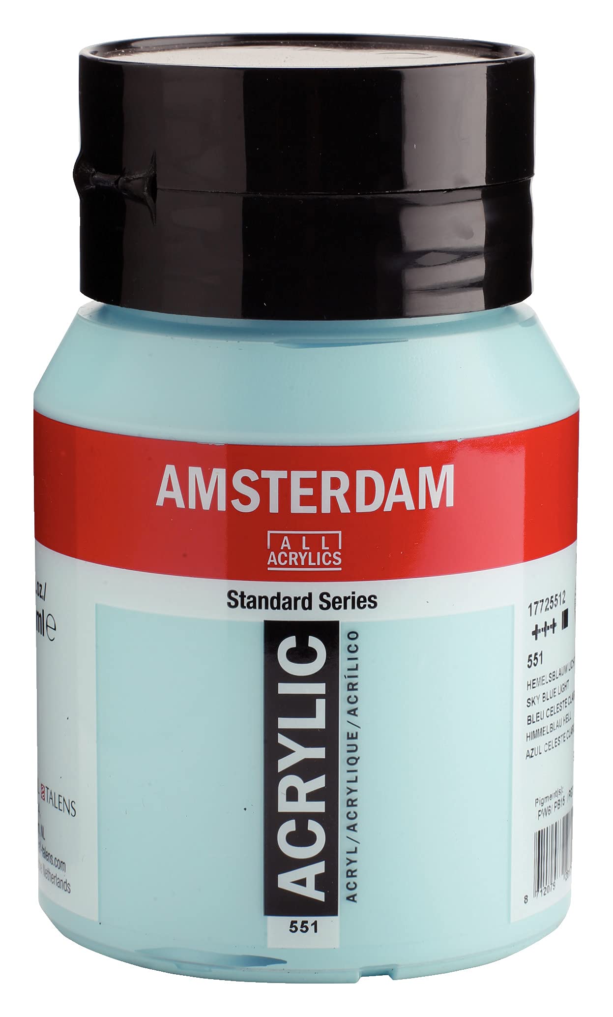 Amsterdam Standard Series Acrylic Jar 500 ml Sky Blue Light 551 (17725512)