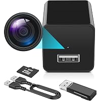 Hidden Camera - 1080P Spy Camera with Audio and Video - Mini Nanny Cam - Portable Motion Detection Small HD Secret…