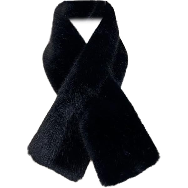 Rulala Fancy Women's Faux Fur Infinity Scarf Chic Soft Loop Circle