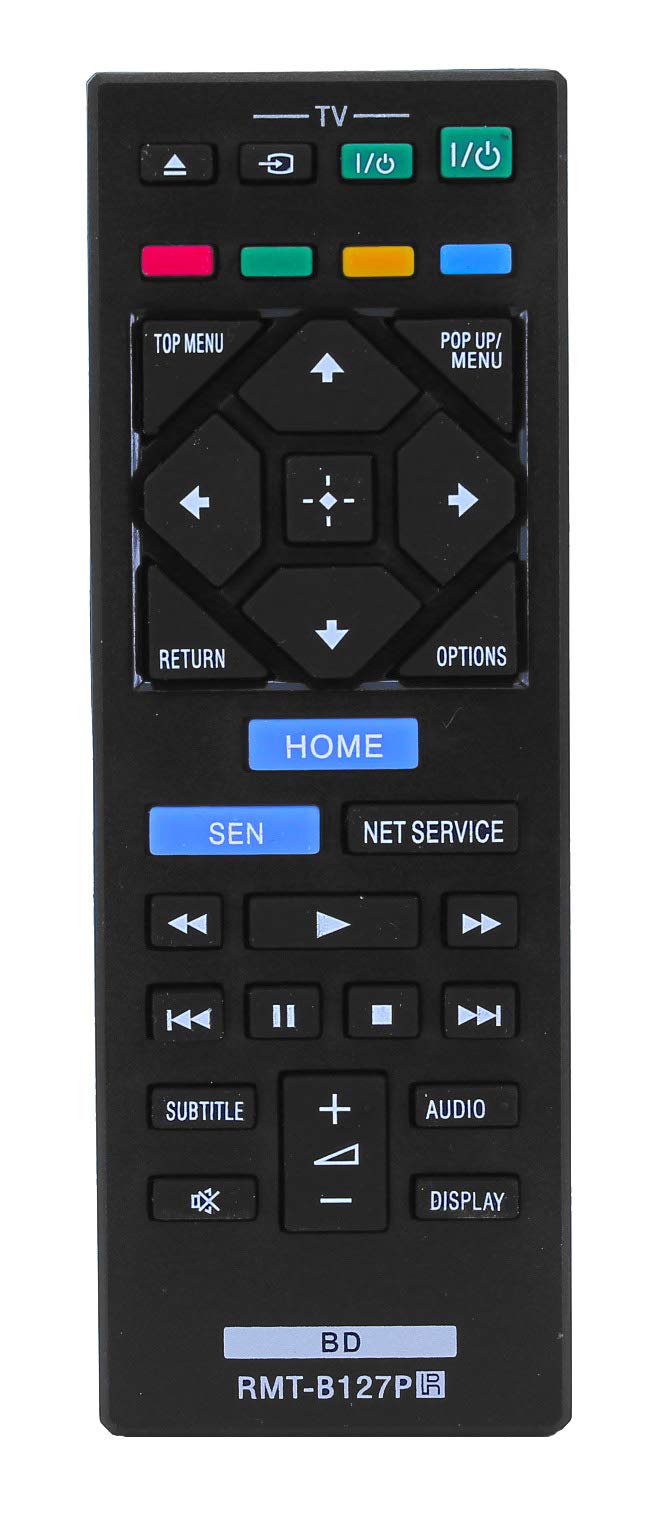 121AV - Replacement Remote Control RMT-B127P for Sony Blu-Ray Disc Player