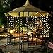 Toodour Solar String Lights Outdoor 50 LED 29.5ft Solar Patio Lights with 8 Modes, Waterproof Crystal Ball String Lights for Patio, Lawn, Gazebo, Party, Wedding, Garden Decorations (Warm White)
