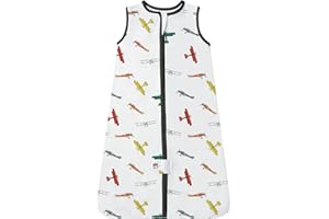 TotAha Light Baby Sleep Sack, Stretchy Sleepsack, Silky Comfort, Buttery Soft, Swaddle Transition Sleeping Bag, 2-Way Safe Zippers, Baby Wearable Blanket for 0-3-6-12-18-24 Months 0.5 TOG