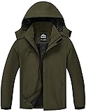 ELLSWOS Men's Waterproof Raincoat Lightweight Rain