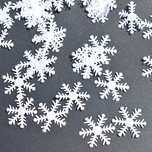 Clearance Christmas Snowflake Ornaments Lelili Fantastic 100pcs