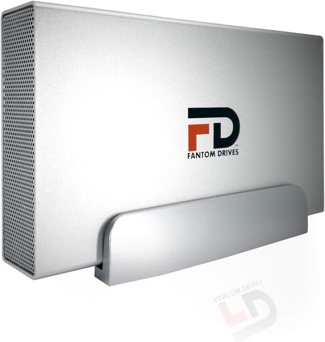 FD 6TB External Hard Drive - USB 3.2 Gen 1 - 5Gbps - GForce 3 Aluminum - Silver - Compatible with Mac/Windows/PS4/Xbox (GF3S6000U) by Fantom Drives