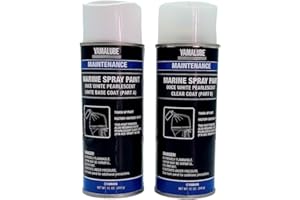 YAMAHA MOTOR Yamaha Original OEM Yamalube ACC-MRNPT-0C-EA and ACC-MRNPT-0C-EB White Pearlescent/Clear Coat Parts A and B