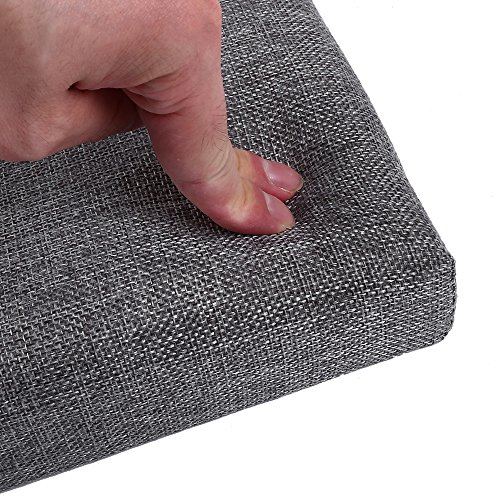 image for epeanhome Storage Ottoman Polyester Folding Stool,Foot Rest Seat,Clutt