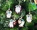 iPEGTOP Shatterproof Christmas Owls Ornaments, 4ct 100mm/4
