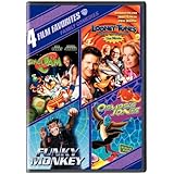 4 Film Favorites: Family Comedies (Funky Monkey, Looney Tunes Back In Action, Osmosis Jones, Space Jam)