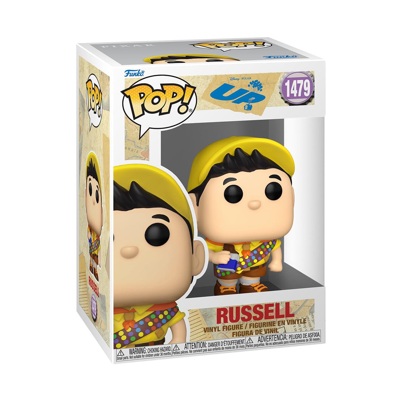 Funko Pop! Disney: UP - Russell​ - up - Collectable Vinyl Figure - Gift Idea - Official Merchandise - Toys for Kids & Adults - Movies Fans - Model Figure for Collectors and Display